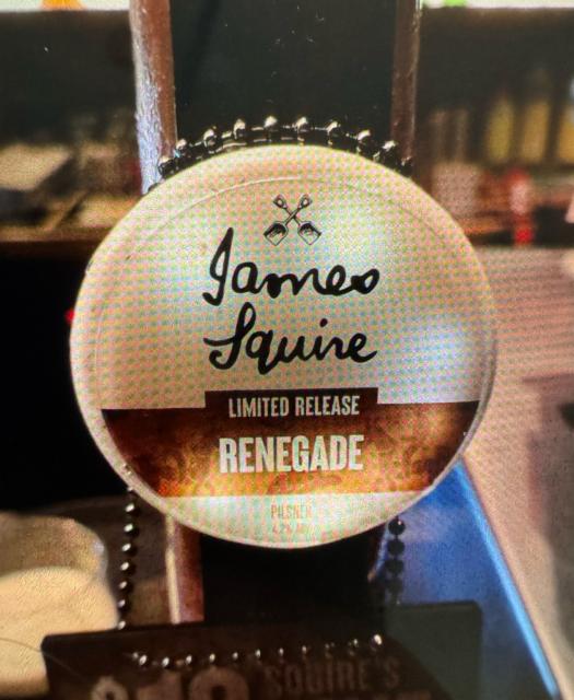 Renegade, James Squire Brewhouse