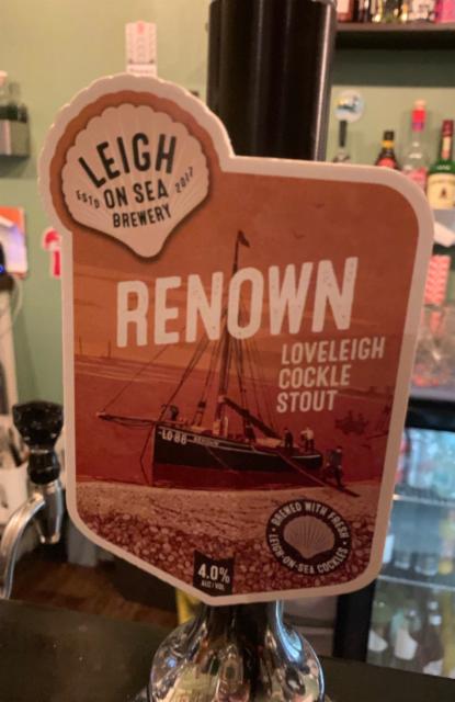 Renown 4.0%, Leigh on Sea Brewery, England