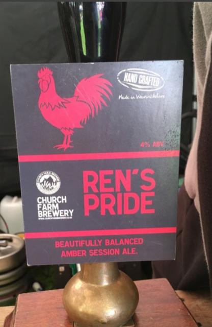 Ren's Pride 4.0%, Church Farm Brewery, England