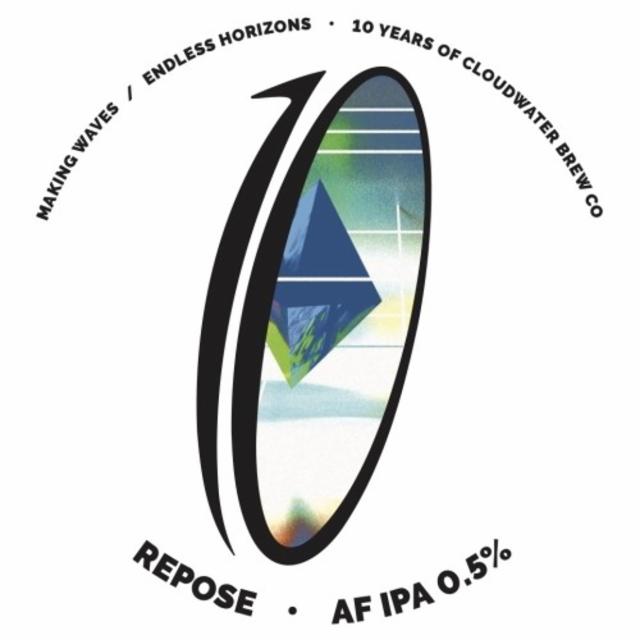 Repose (10th Birthday) 0.5%, Cloudwater Brew Co., England