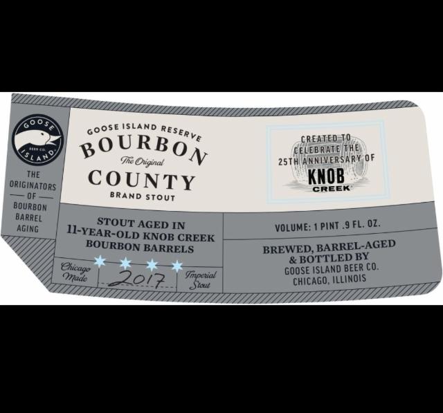 Reserve Bourbon County Brand Stout 2017 14.8%, Goose Island Beer Company (AB-InBev), United States
