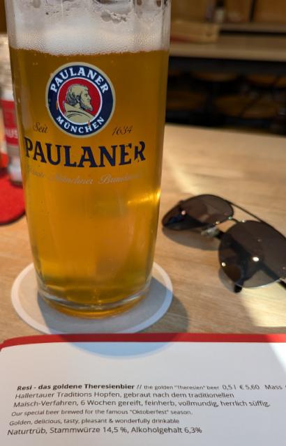 Resi - das goldene Theresienbier 6.3%, Paulaner Brauerei, Germany