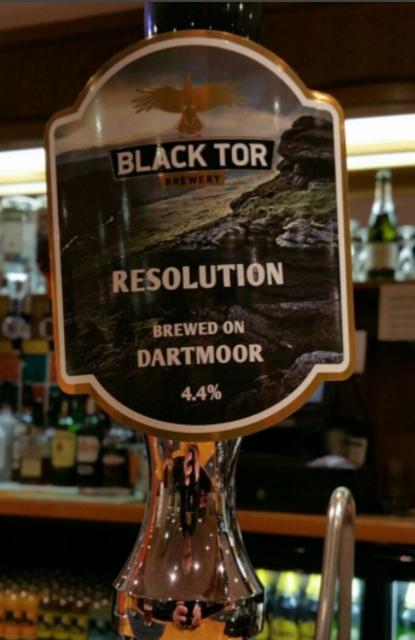 Resolution 4.4%, Black Tor Brewery, England