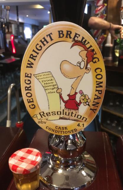 Resolution 4.1%, George Wright Brewing Company, England