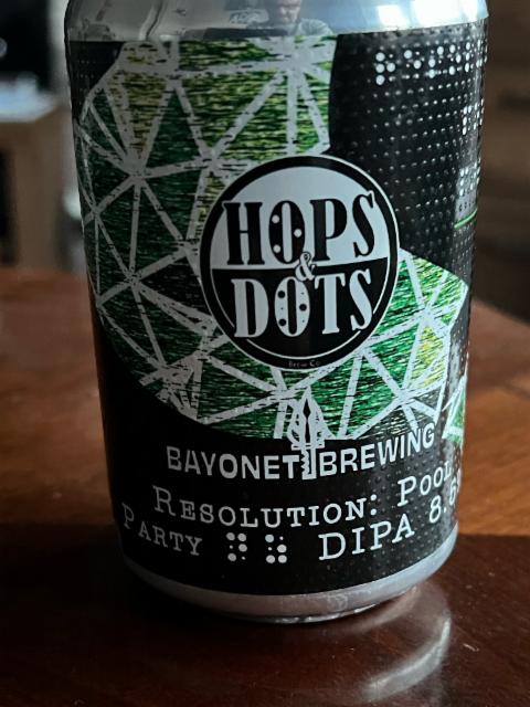 Resolution: Pool Party 8.6%, Hops & Dots, England