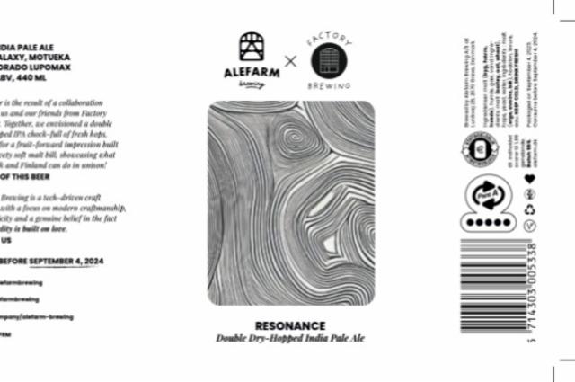 Resonance 6.8%, Alefarm Brewing, Denmark