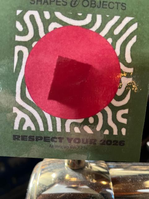 Respect your 2026 7.2%, Shapes & Objects Beer Co, Sweden