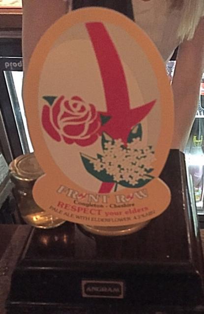 Respect Your Elders 4.2%, Front Row Brewing, England