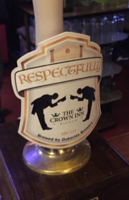 Respectfully 4.2%, Dukeries Brewery, England