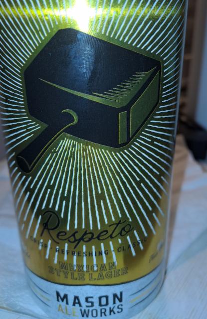 respeto 4.5%, Mason Ale Works, United States