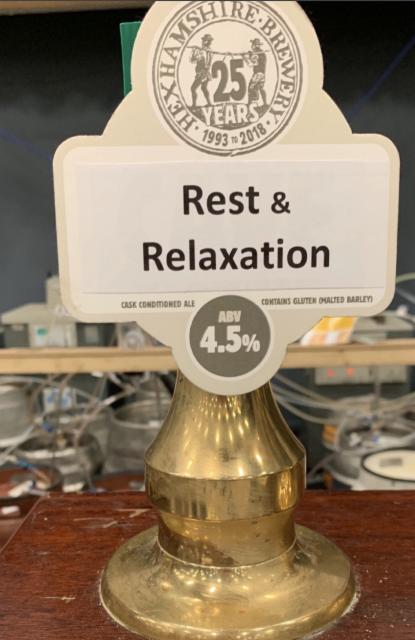 Rest & Relaxation 4.5%, Hexhamshire Brewery, England