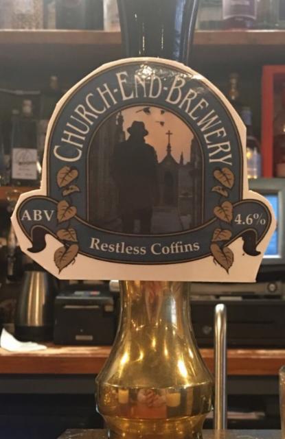 Restless Coffins 4.6%, Church End Brewery, England