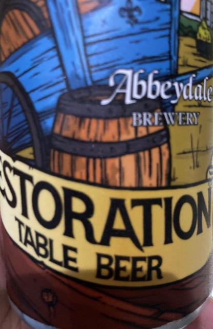 Restoration Table Beer 2.8%, Abbeydale Brewery, England