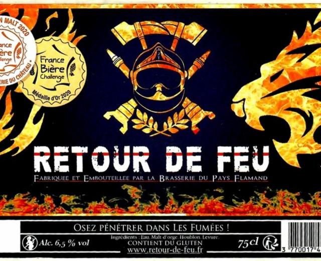 Retour De Feu 6.5%, Brasserie Du Pays Flamand, France