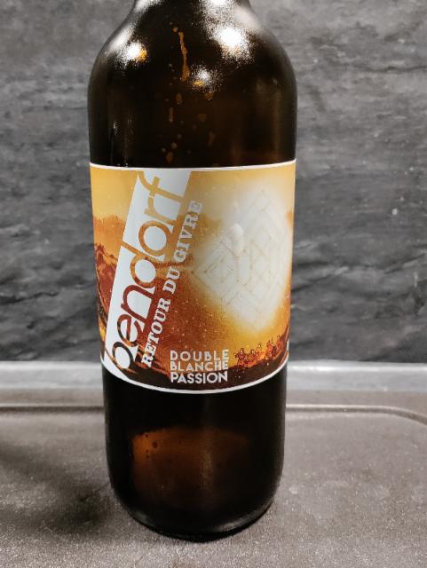 Retour du givre double blanche passion, Brasserie Bendorf