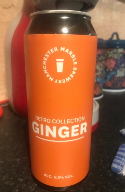 retro collection ginger 6.2%, Marble Beers, England