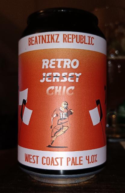 retro jersey chic 4.0%, Beatnikz Republic Brewing Co., England