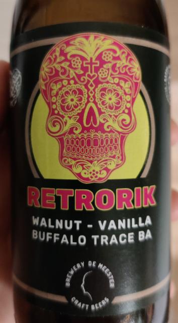 Retrorik walnut-vanilla 10.0%, Brewery De Meester, Belgium