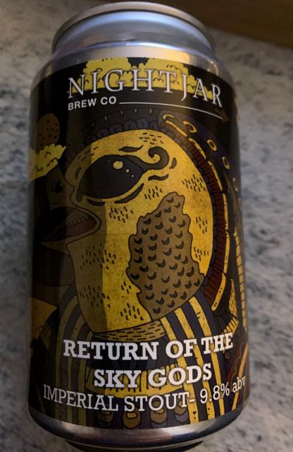 Return of the sky gods 9.8%, Nightjar Brew, England