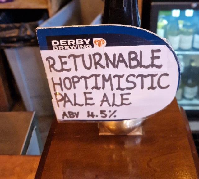 Returnable Hoptimistic Pale Ale, Derby Brewing