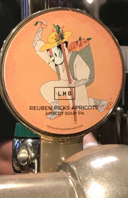 Reuben Picks Apricots 5.0%, Left Handed Giant Brewing, England