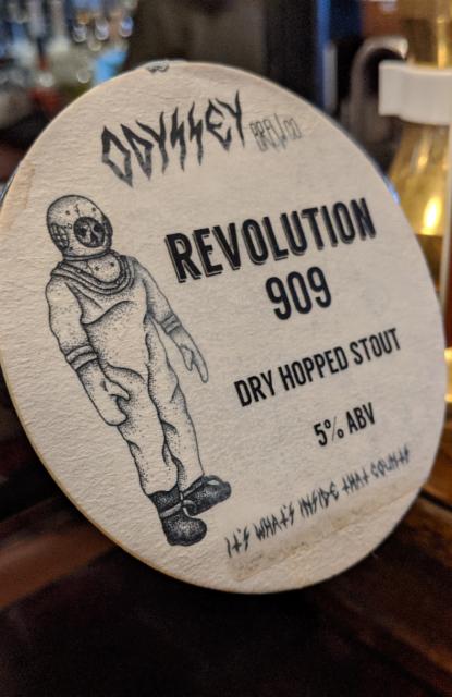 revolution 909 5.0%, Odyssey Brew Co, England