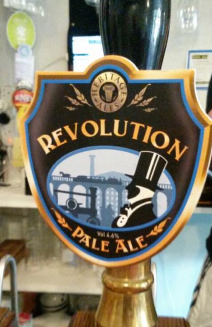 Revolution Pale Ale 4.6%, Heritage Brewing Co. (England), England