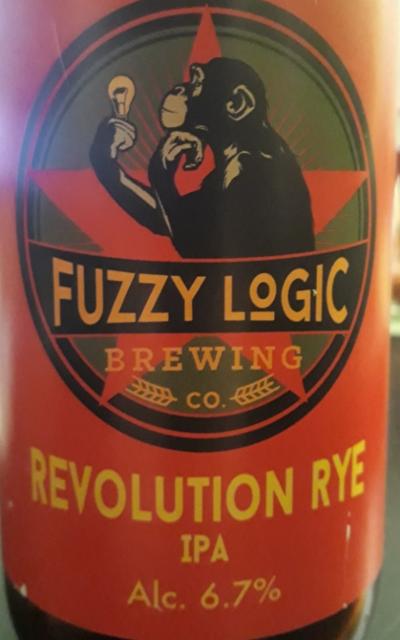 Revolution Rye IPA, Fuzzy Logic Brewing Co.