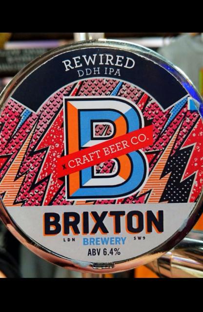 Rewired 6.4%, Brixton Brewery, England