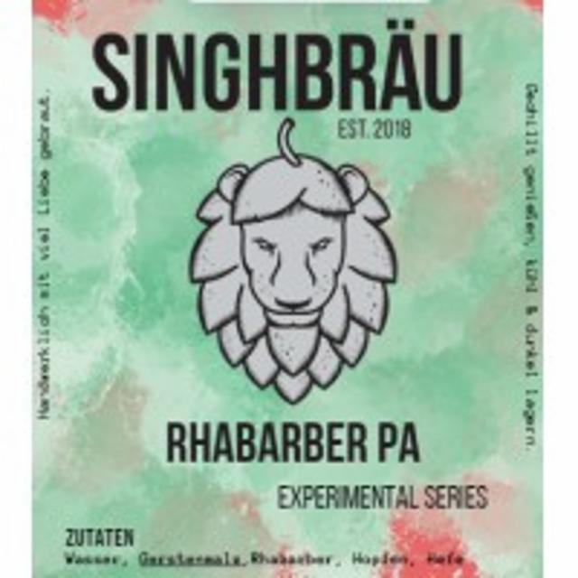Rhabarber PA 6.0%, Singhbräu, Germany