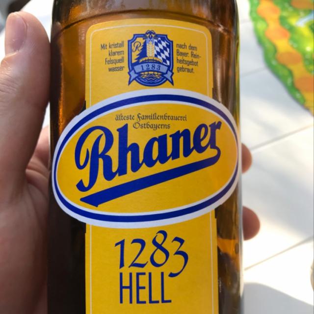 Rhaner 1283 Hell 4.8%, Rhanerbräu, Germany