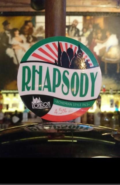 Rhapsody 4.5%, London Brewing Co., England
