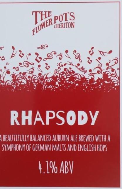 Rhapsody 4.1%, The Flowerpots, England