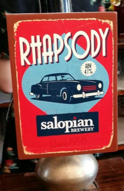 Rhapsody 4.1%, Salopian Brewery, England