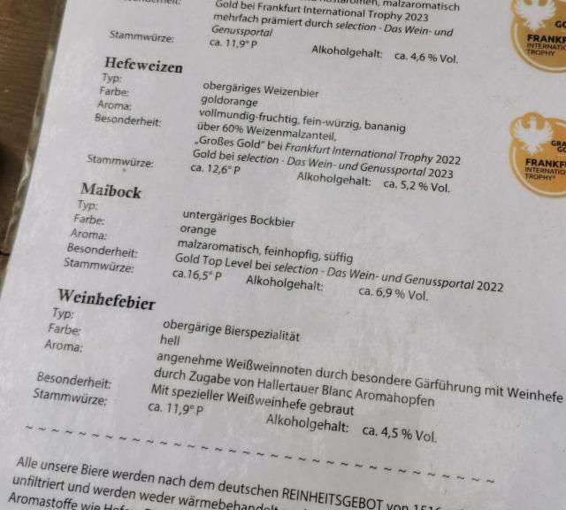 Rheinhessen-Bräu Maibock 6.9%, Rheinhessen Bräu, Germany