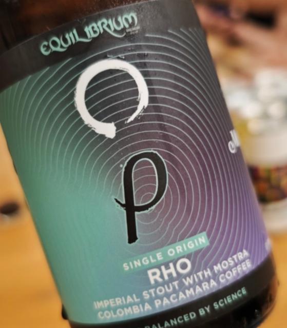 Rho (Single Origin Mostra Columbia Pacamara) 10.5%, Equilibrium Brewery, United States