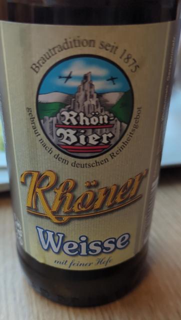 rhöner weisse, Rhönbrauerei Dittmar