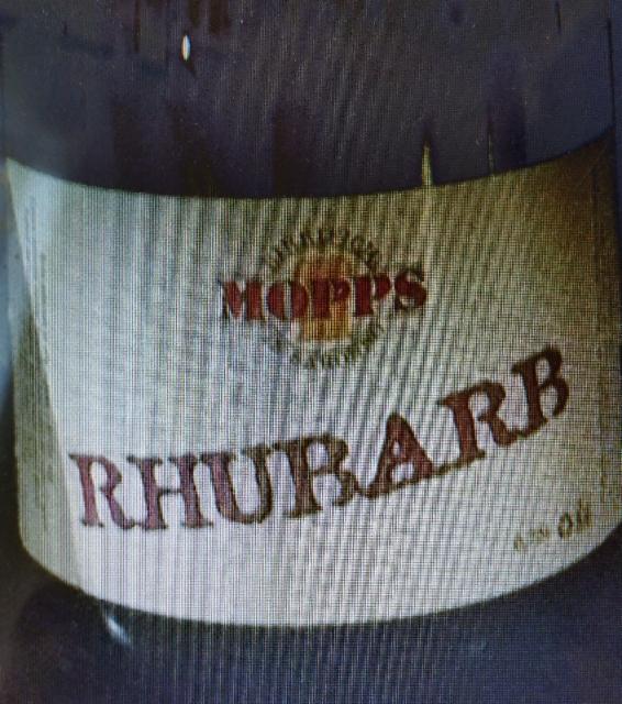 Rhubarb 4.1%, Mopps Birrificio in Saronno, Italy