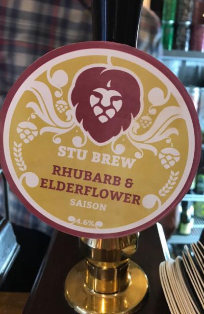 Rhubarb & Elderflower 4.6%, StuBrew, England