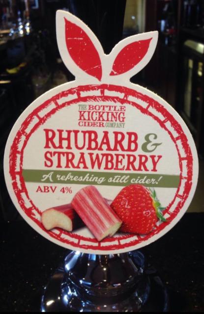 Rhubarb & Strawberry 4.0%, The Bottle Kicking Cider Co., England
