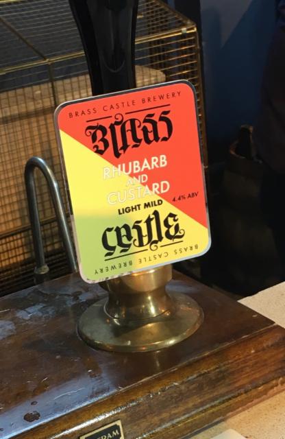 Rhubarb and Custard 4.4%, Brass Castle Brewery, England