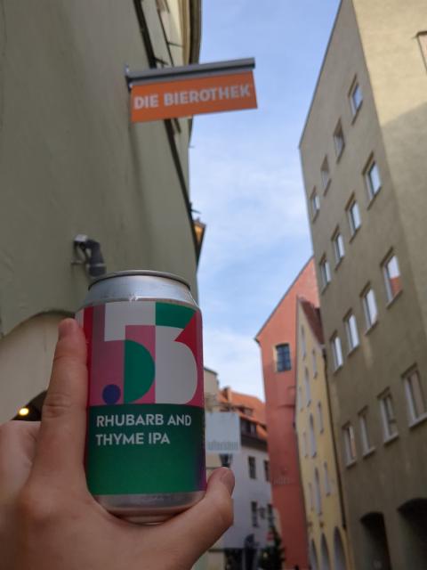 Rhubarb and Thyme IPA 5.1%, Sakiškės Brewery / Sakiškių Alus, Lithuania