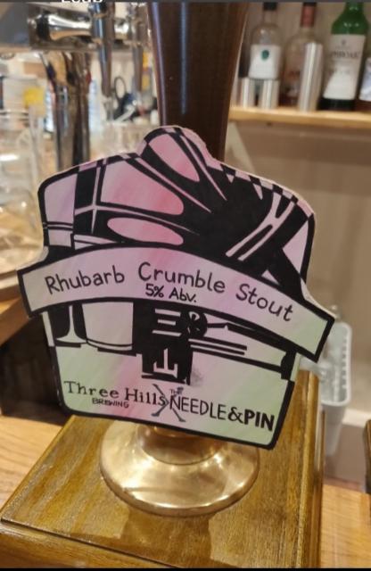 Rhubarb Crumble Stout 5.0%, Three Hills Brewing, England