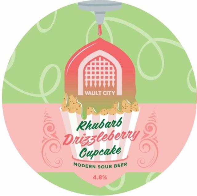 Rhubarb Drizzleberry Cupcake 4.8%, Vault City Brewing, Scotland