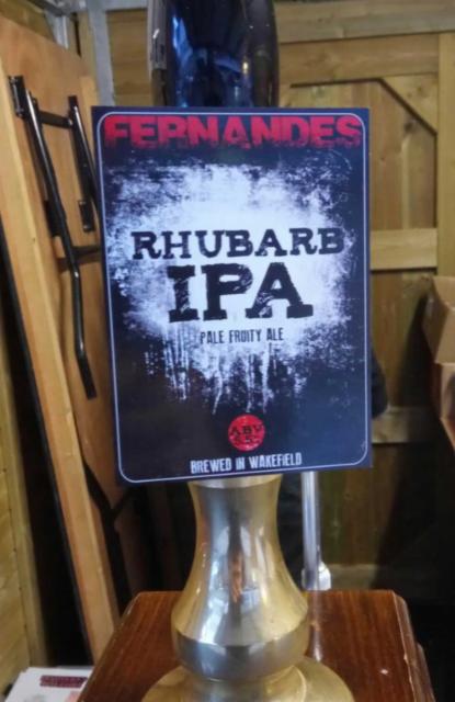 Rhubarb IPA 5.2%, Fernandes Brewery Tap, England