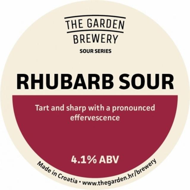 Rhubarb Sour 4.1%, The Garden Brewery, Croatia