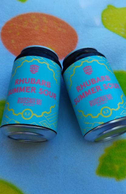 Rhubarb Summer sour 5.2%, Ruosniemi Brewery, Finland
