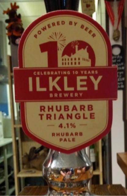 Rhubarb Triangle 4.1%, The Ilkley Brewery, England