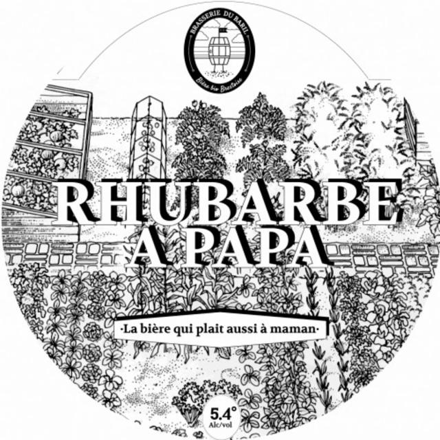Rhubarbe À Papa 6.0%, Brasserie Du Baril, France