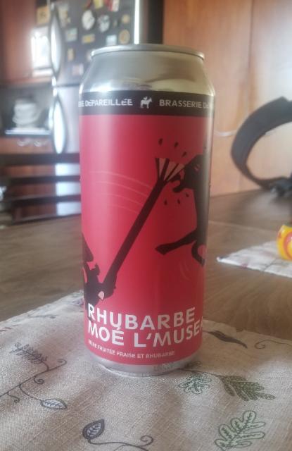 Rhubarbe moé l'museau 5.1%, Brasserie Dépareillée, Canada